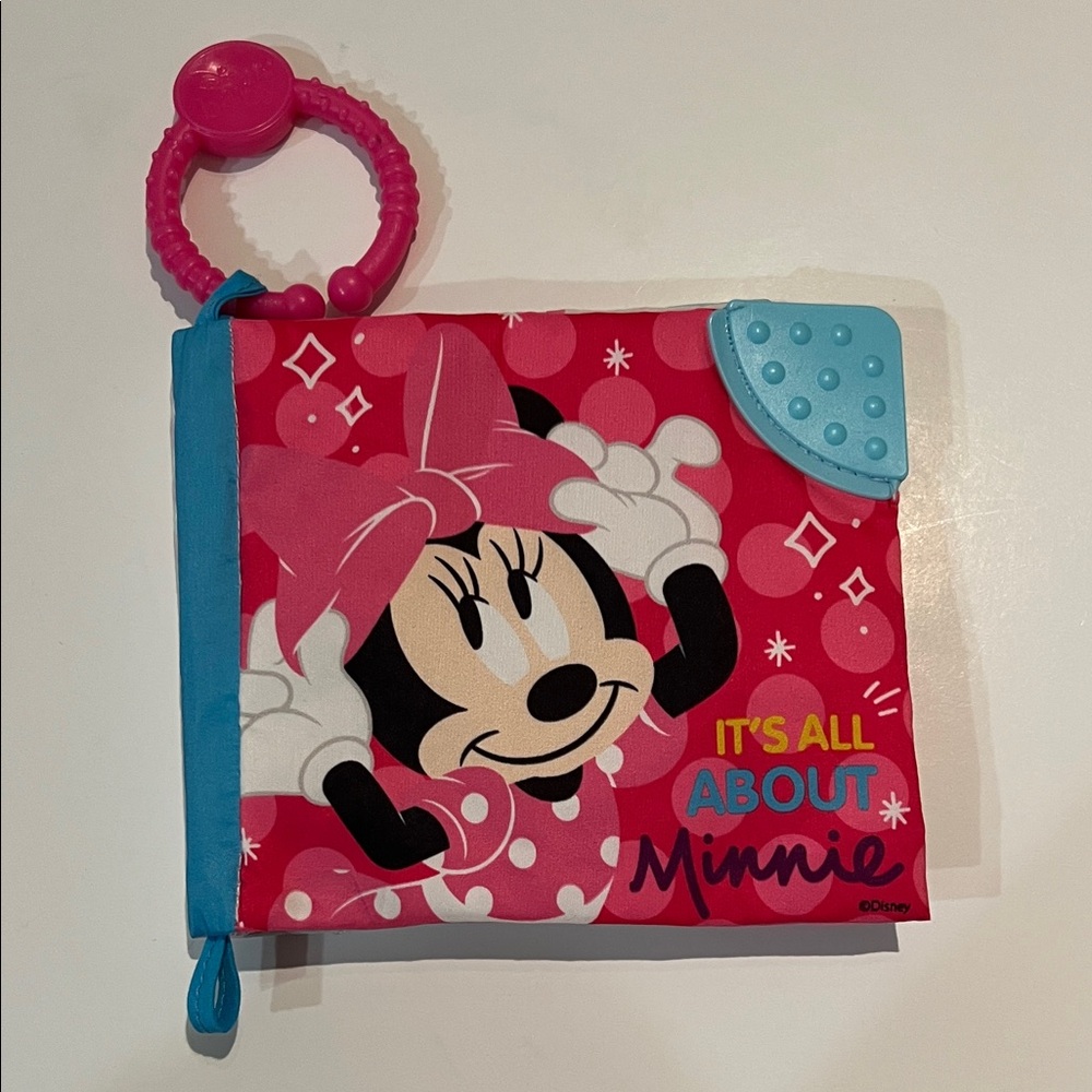 Disney Baby It’s All About Minnie Soft Crinkle Book Pink Minnie Mouse